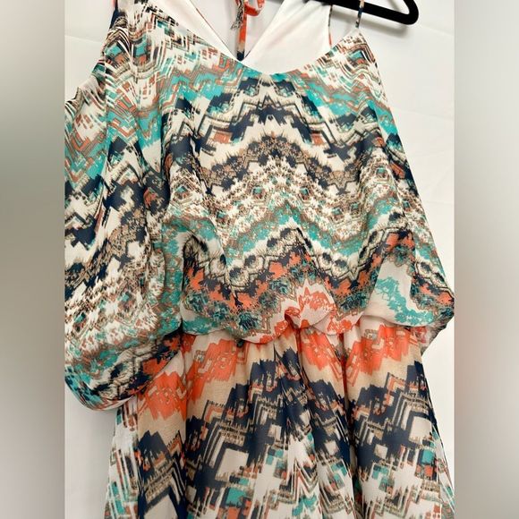 City Triangles Tribal Maxi Dress- Size M - Picture 4 of 7